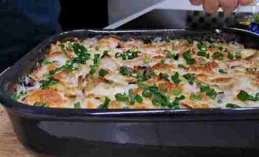 Картофель с колбасками